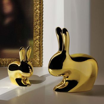 Qeeboo Kaninstol i metalfinish - medium