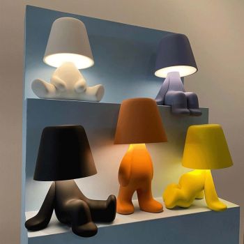Qeeboo Sweet Brothers Lampe D'intérieur TOM - Noir