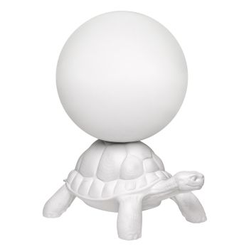 Qeeboo Turtle Carry Lamp - White
