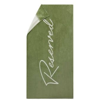 Reseverd Beach Towel Green