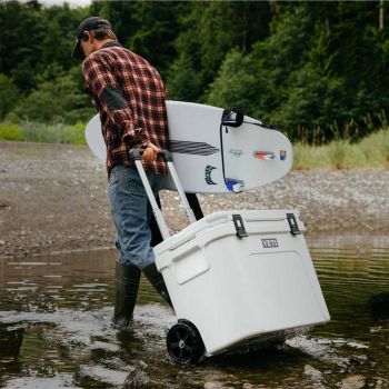 YETI Roadie Glacière Sur Roulettes 60 - Blanc