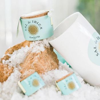 Sal de Ibiza Fleur De Sel keramisk krukke - 150 gr