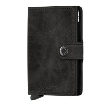 Secrid Miniwallet Vintage Black Luxury For Men