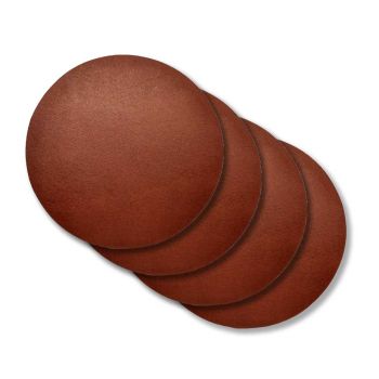 leather coasters cognac set of 4