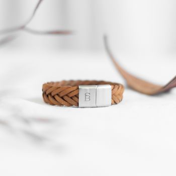 Steel & Barnett Preston-armbånd - Cognac