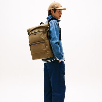 Tommy Hilfiger Rolltop-rygsæk - olivengrøn