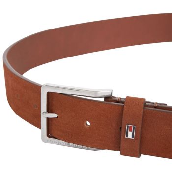 Tommy Hilfiger Ceinture En Cuir - Cognac