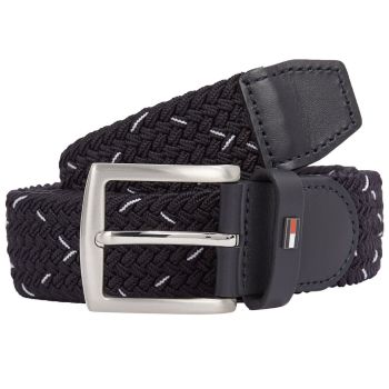 Tommy Hilfiger Elasticated Braided Belt - Navy