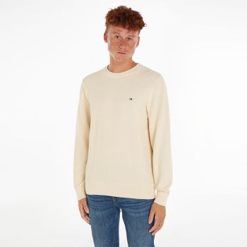 Tommy Hilfiger Pull Ovale En Tricot Gaufré - Calico