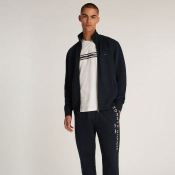 Tommy Hilfiger Cardigan En Polaire Zippé - Marine