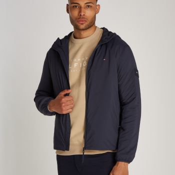 Tommy Hilfiger Veste À Capuche Pliable - Marine