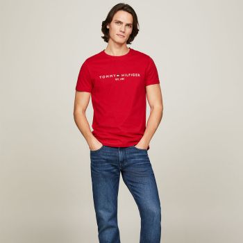 Tommy Hilfiger Logo T-Shirt - Rouge