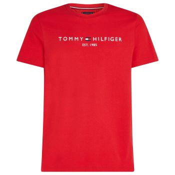 Tommy Hilfiger Logo T-Shirt - Rouge