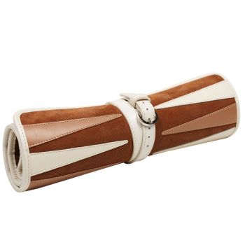travel roll-up backgammon set