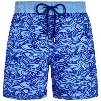 Vilebrequin Short De Bain Flocked Aquarium - Bleu