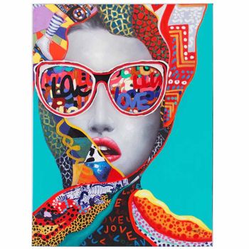 Locomocean Chic Woman Wall Art