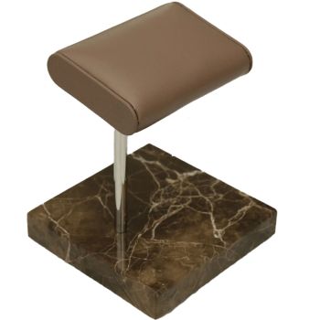 Single Watch Stand Classic - Brun Saffiano