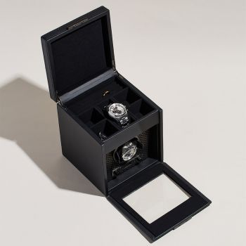 WOLF Axis Remontoir De Montre Simple Avec Rangement - Revêtement En Poudre