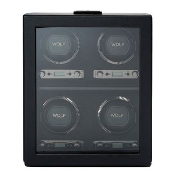 WOLF British Racing Remontoir De Montre 4 Pièces - Noir