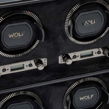 WOLF British Racing Remontoir De Montre 6 Pièces - Noir