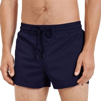 Vilebrequin Effen Korte Zwembroek - Navy