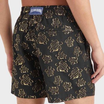 Vilebrequin Zwemshort Jacquard Schildpadden - Zwart