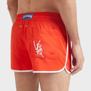 Vilebrequin Ultra-lichte Korte Zwembroek - Rood