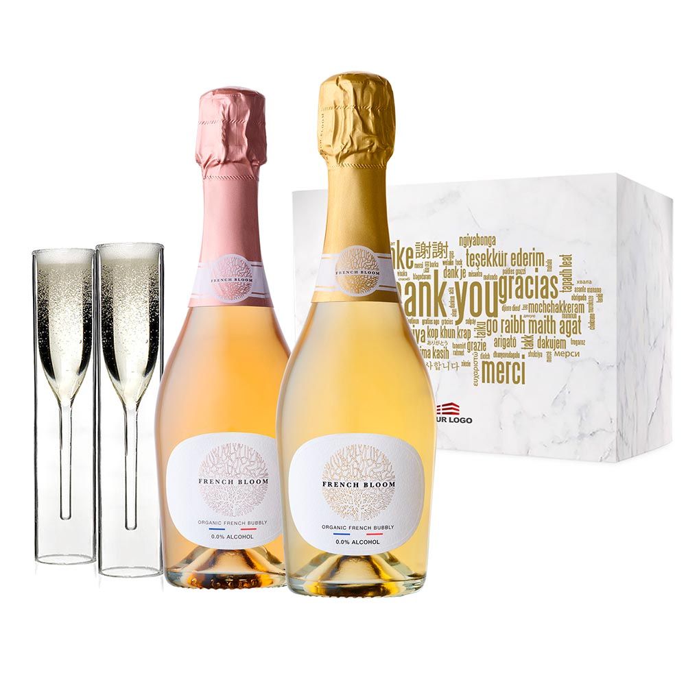 French Bloom Duo Alkoholfreies Prickelset Klein