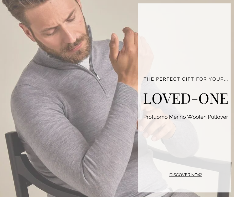 Profuomo_Merino_Woolen_Pullover_Half_Zip